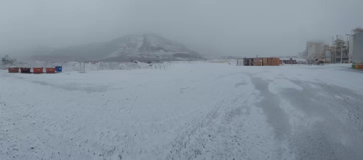 Nevó en San Juan: postales de un domingo helado