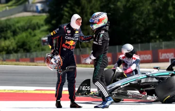 GP de Austria: Antonelli chocó a Verstappen y ambos quedaron fuera de la carrera