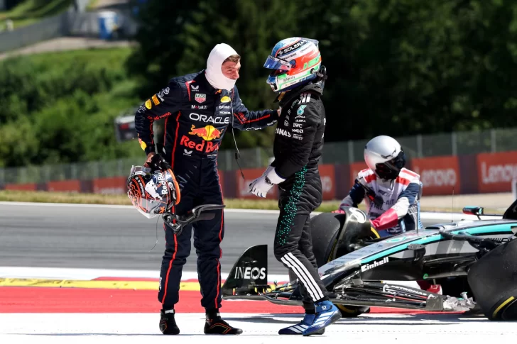 GP de Austria: Antonelli chocó a Verstappen y ambos quedaron fuera de la carrera
