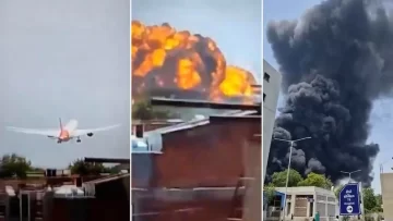 Un avión de Air India se estrelló poco después de despegar con más de 242 personas a bordo Un avión de Air India se estrelló poco después de despegar con más de 242 personas a bordo