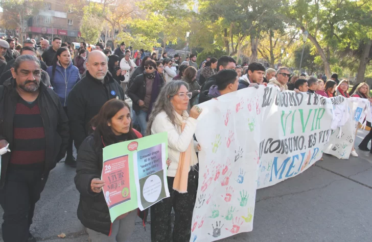 Pasaron del flagelo de las drogas a marchar en contra de las adicciones