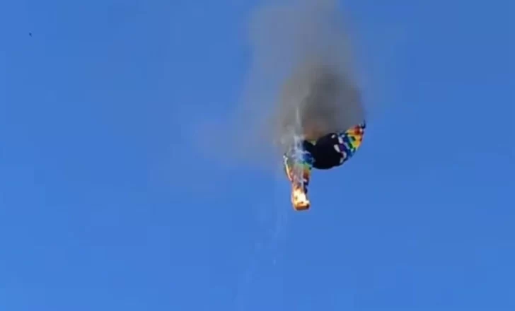 8 muertos por el incendio de un globo aerostático