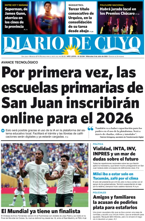 Tapa Edición 09 de Julio de 2025