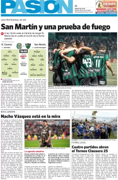 Tapa Pasión 26 de Julio de 2025