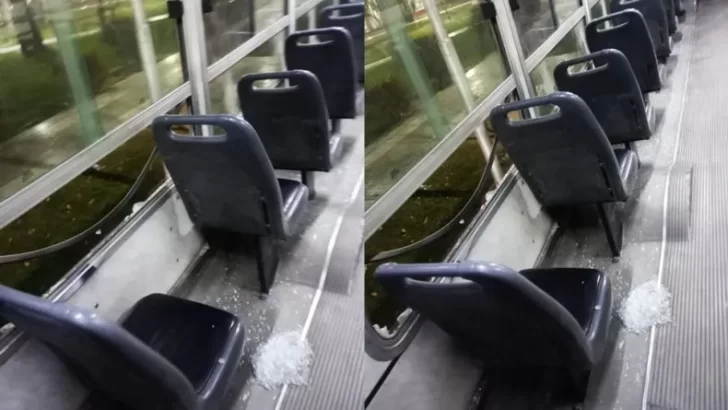 Denuncian el ataque a colectivos en la zona norte de Chimbas: en un día, dañaron cinco unidades Denuncian el ataque a colectivos en la zona norte de Chimbas: en un día, dañaron cinco unidades