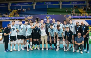 Mateo Gómez, subcampeón del torneo jugado en Brasil