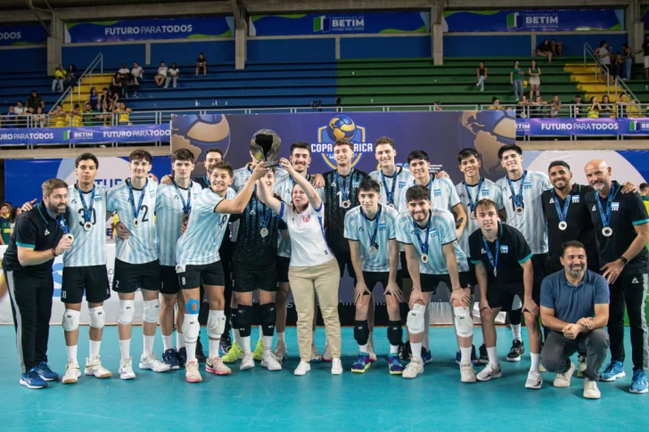 Mateo Gómez, subcampeón del torneo jugado en Brasil