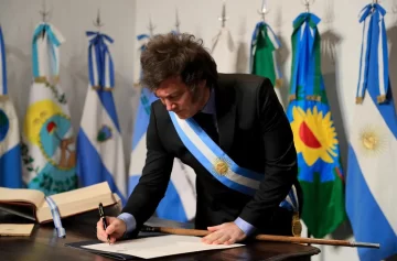 Milei: por la neblina zafó de un papelón