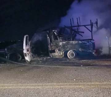 El fuego destruyó todo en su F100