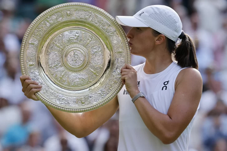Swiatek se quedó con todo en Wimbledon