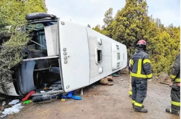 Dramático vuelco de un micro: 5 heridos graves