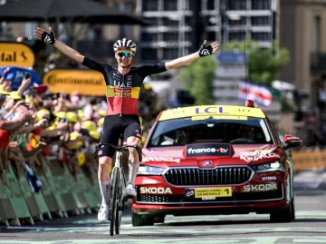 Ganó Tim Wellens, el gregario de Pogacar