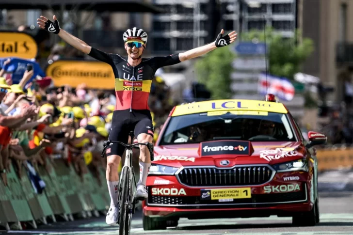 Ganó Tim Wellens, el gregario de Pogacar