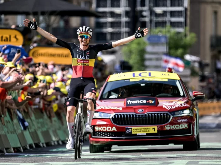 Ganó Tim Wellens, el gregario de Pogacar