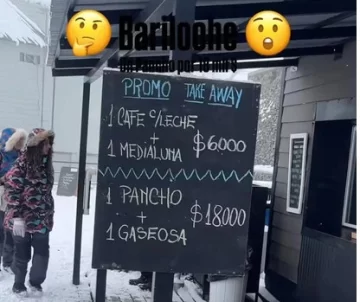Comer en Bariloche sale más caro que en Aspen
