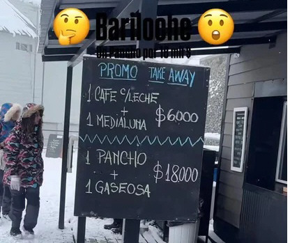 Comer en Bariloche sale más caro que en Aspen
