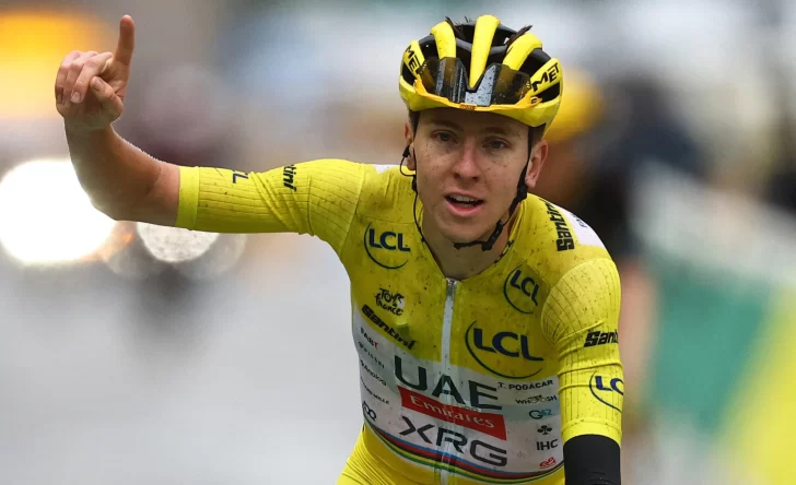 Pogacar ganó por cuarta vez la ronda gala Pogacar ganó por cuarta vez la ronda gala