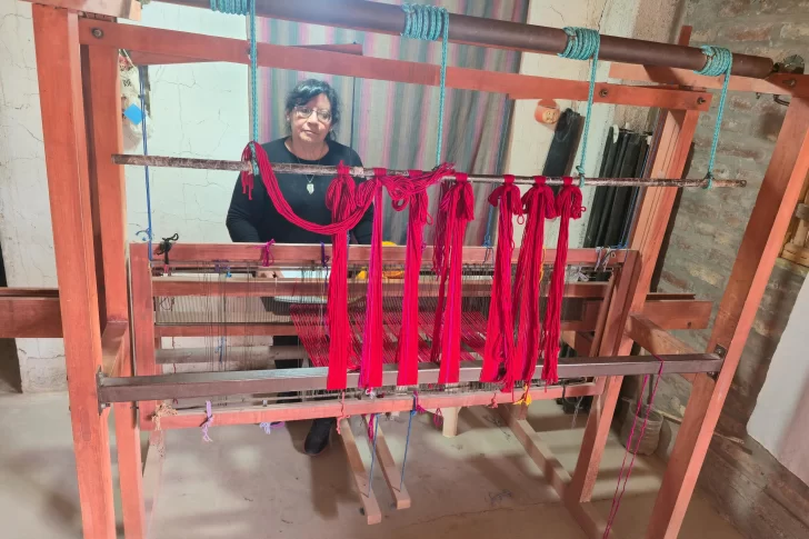 La artesana que ganó en La Rural: “Al tejer, una se olvida de los problema”