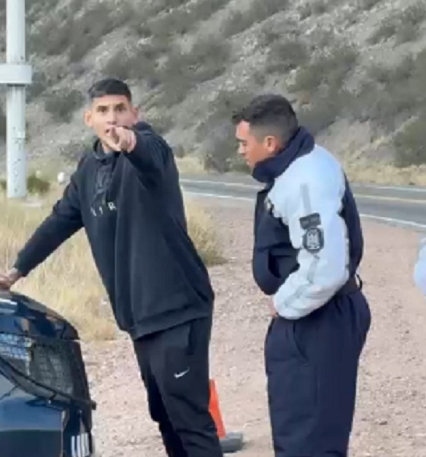 Se conocieron videos inéditos de la detención del jugador de San Martín en Mendoza Se conocieron videos inéditos de la detención del jugador de San Martín en Mendoza