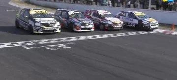 Canapino ganó una final histórica con cuatro autos cruzando la meta a la par Canapino ganó una final histórica con cuatro autos cruzando la meta a la par