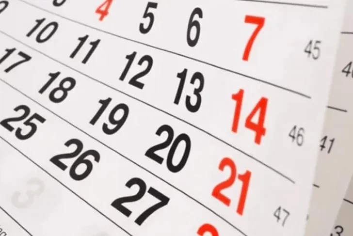 Cuándo es el próximo feriado luego del 9 de Julio Cuándo es el próximo feriado luego del 9 de Julio