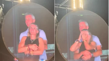 Se conocieron nuevas imágenes de la pareja infiel en el recital de Coldplay Se conocieron nuevas imágenes de la pareja infiel en el recital de Coldplay