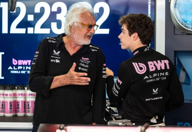 Flavio Briatore explicó el problema mecánico que tuvo el auto de Franco Colapinto