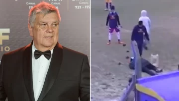 Luis Ventura fue golpeado durante un partido del ascenso por un grupo de hinchas