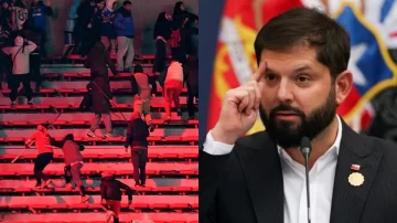 Boric cargó contra la Conmebol tras la batalla campal entre los hinchas de la U de Chile y los de Independiente Boric cargó contra la Conmebol tras la batalla campal entre los hinchas de la U de Chile y los de Independiente