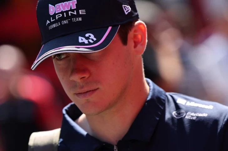 Colapinto, cabizbajo en Hungría