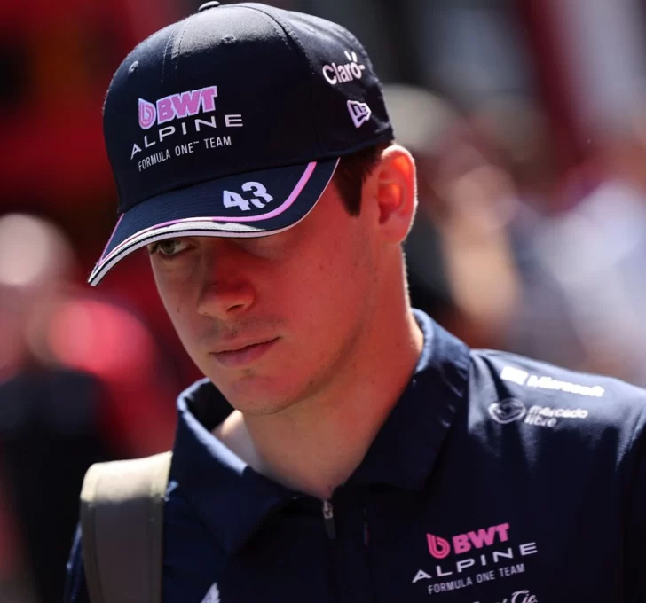 Colapinto, cabizbajo en Hungría