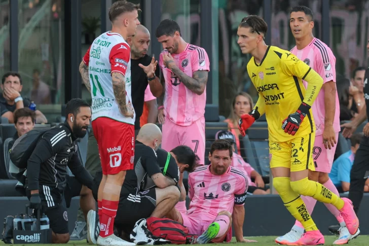 Messi, tocado preocupa