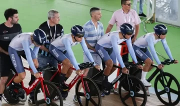 Videla consiguió Plata en Persecución por Equipos