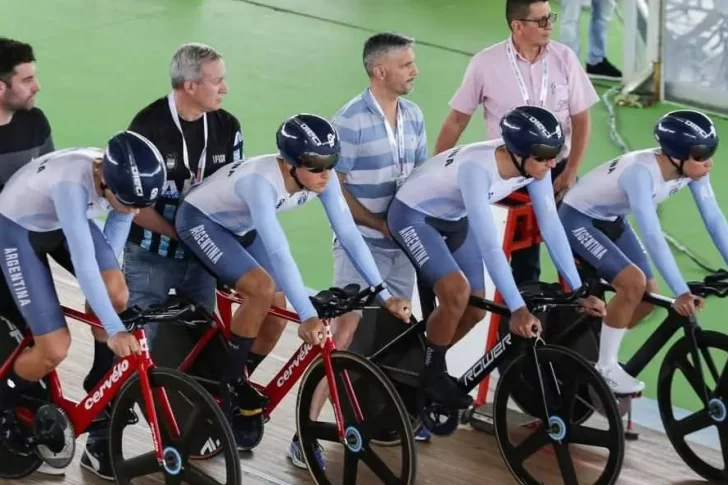 Videla consiguió Plata en Persecución por Equipos