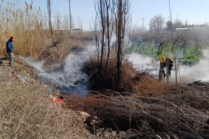 En el Médano apagan hasta dos incendios por día y esperan muchos más las próximas semanas