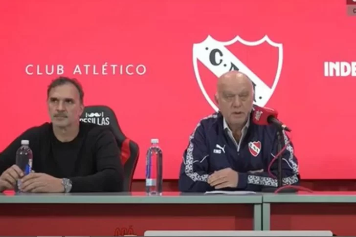 Grindetti defendió la dura postura de Independiente