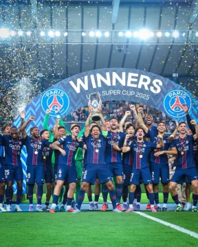 PSG se consagró campeón de la Supercopa de Europa al ganarle al Tottenham PSG se consagró campeón de la Supercopa de Europa al ganarle al Tottenham