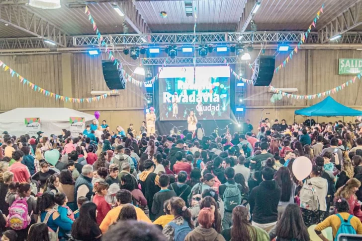 Rivadavia tuvo su celebración del Día del Niño Rivadavia tuvo su celebración del Día del Niño