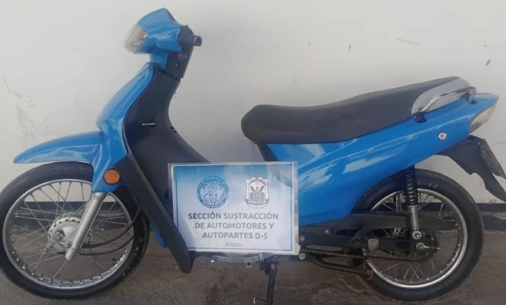 En un control policial, hallaron una moto que había sido robada hace seis meses En un control policial, hallaron una moto que había sido robada hace seis meses