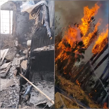 Dos incendios causaron pánico y preocupación en Rawson y Pocito Dos incendios causaron pánico y preocupación en Rawson y Pocito