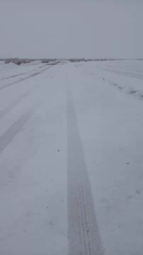 Con nieve en Pedernal, Barreal y Tamberías, así se encuentra el estado de rutas y caminos en San Juan