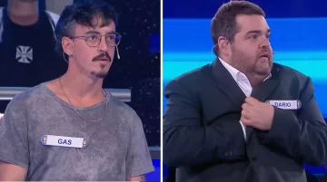 En Ahora Caigo, Darío Barassi terminó colorado y con menos ropa