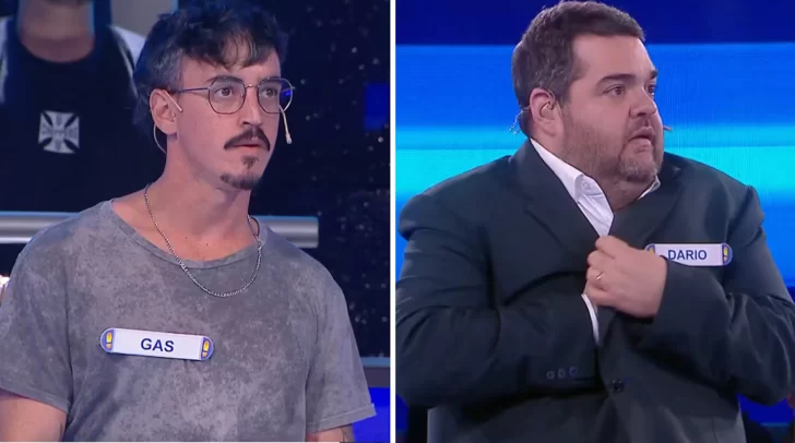 En Ahora Caigo, Darío Barassi terminó colorado y con menos ropa