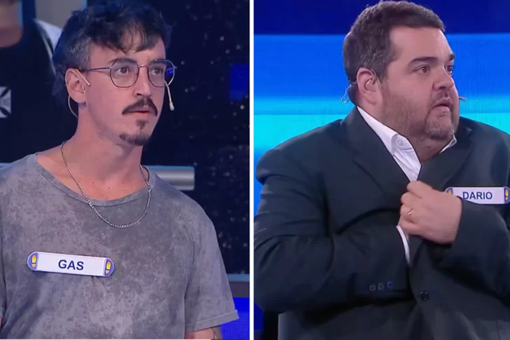 En Ahora Caigo, Darío Barassi terminó colorado y con menos ropa