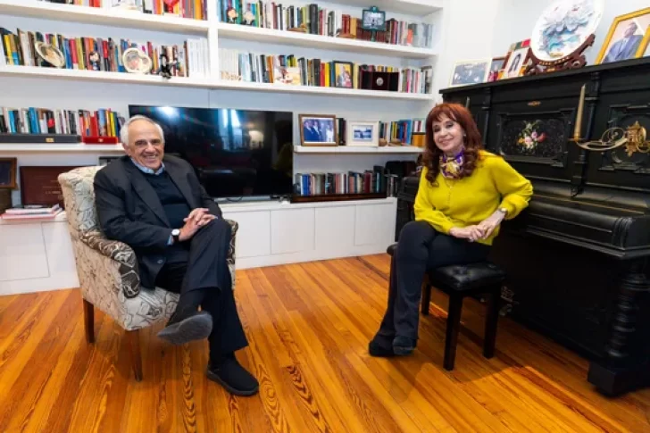 Cristina Kirchner agradeció la visita del ex presidente colombiano Ernesto Samper