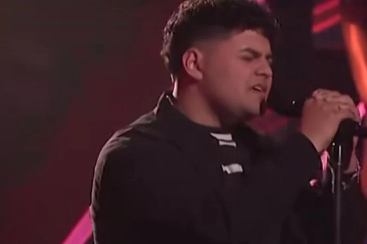 Emocionante noche en La Voz Argentina para el sanjuanino Eduardo Desimone 