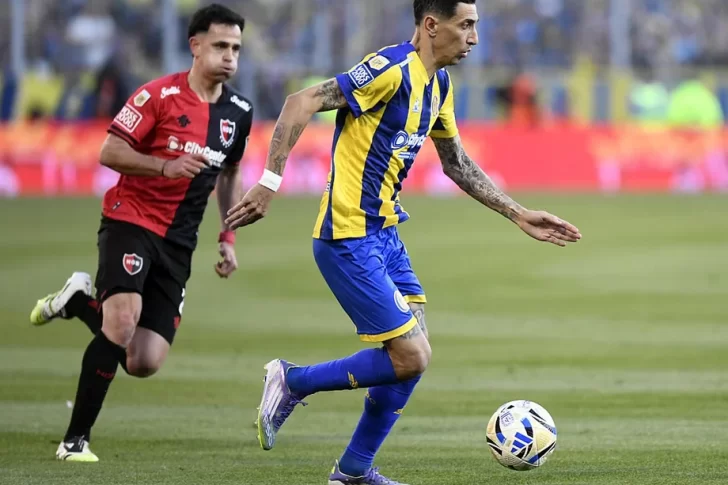 Di María le dio la victoria a Rosario Central frente a Newell’s