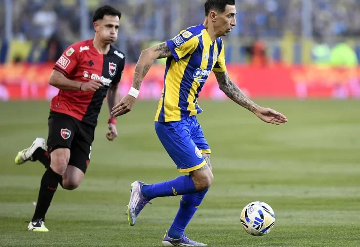 Di María le dio la victoria a Rosario Central frente a Newell’s