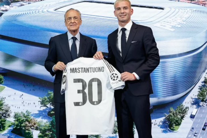 Franco Mastantuono cumplió la mayoría de edad y fue presentado en el Real Madrid: “Se cumple un sueño para mí”