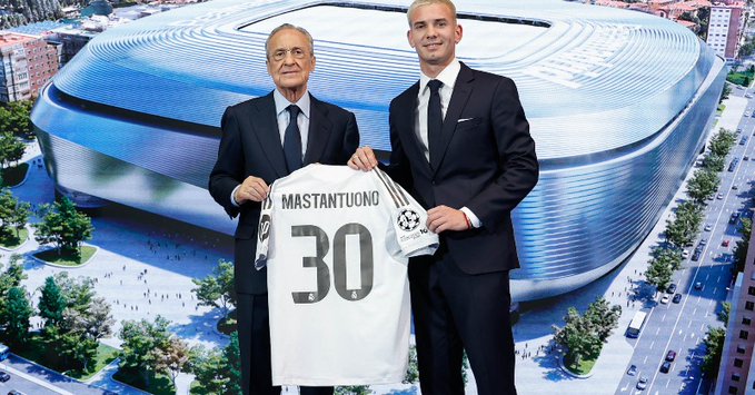 Franco Mastantuono cumplió la mayoría de edad y fue presentado en el Real Madrid: “Se cumple un sueño para mí”